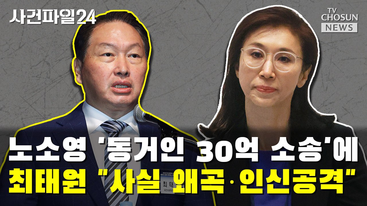 [씨박스] 노소영 '동거인 30억 소송'에 최태원 "사실 왜곡·인신공격"