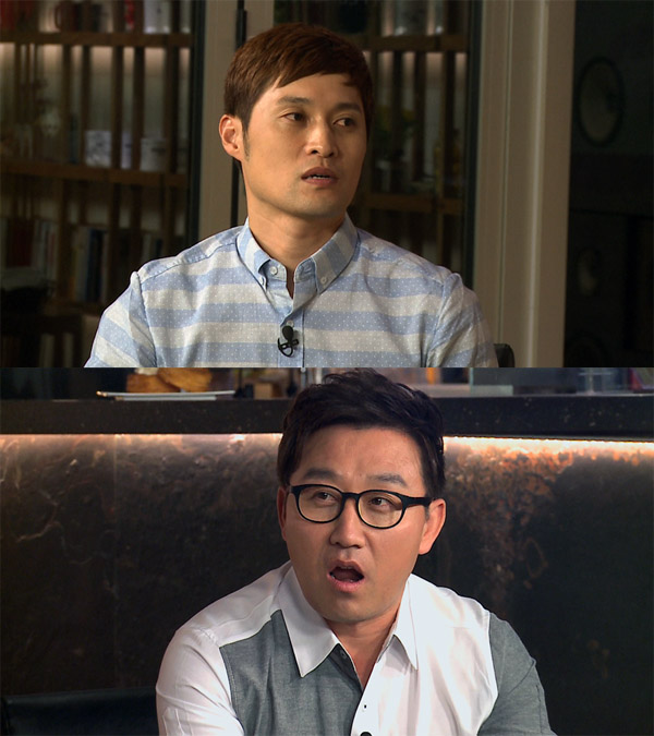 TV조선 건강정보 프로그램 <변정수의 기적의 밥상>에서 멘붕상태가 된 송준근과 김현욱.