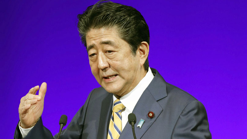 日아베 총리 ''일본해'가 유일 호칭…변경 필요 없어' 