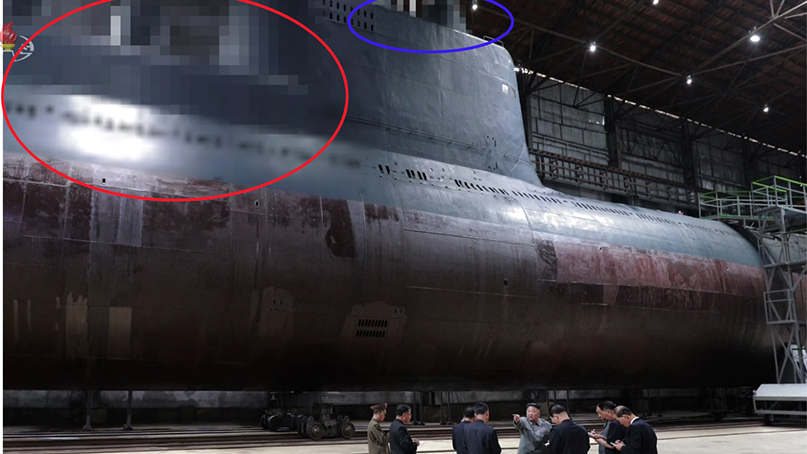 국방부 '北 신형 잠수함, SLBM 3개 탑재 가능'