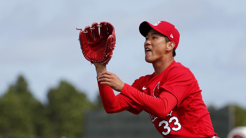 김광현, MLB 첫 시범경기서 역투…1이닝 무실점 2K