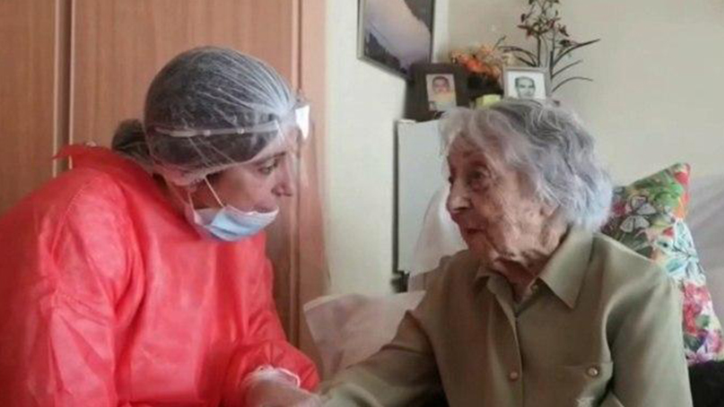 스페인 최고령 113살 할머니, 코로나19 감염됐다 완치