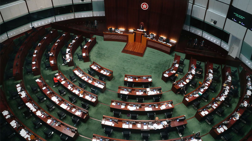 홍콩 의회서 중국 국가(國歌) 모독 처벌법 통과할 듯