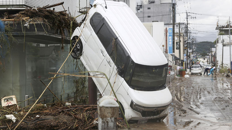 日 구마모토현 기록적 폭우…24명 사망 등 인명피해 50여명