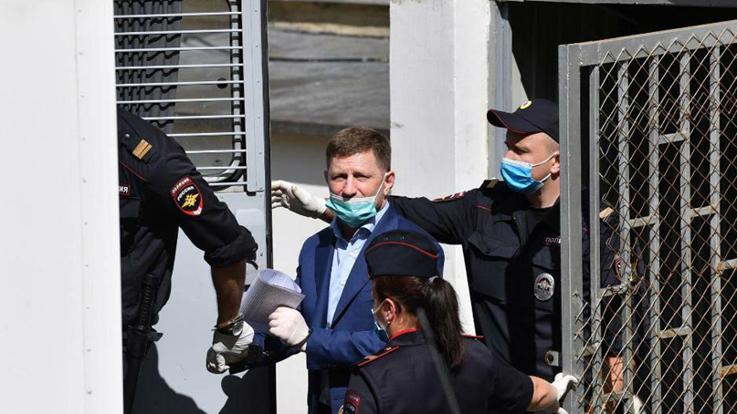 러시아 하바롭스크서 이틀째 '야당 주지사 석방 요구' 시위