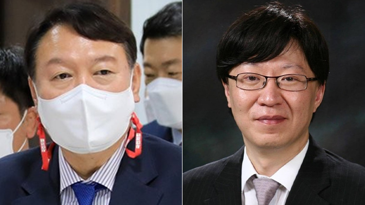 좌 : 윤석열 국민의힘 예비후보 (사진출처: 국회사진기자단) / 우 : 김소영 서울대 경제학과 교수 겸 윤석열 캠프 정책자문단 경제분과 간사
