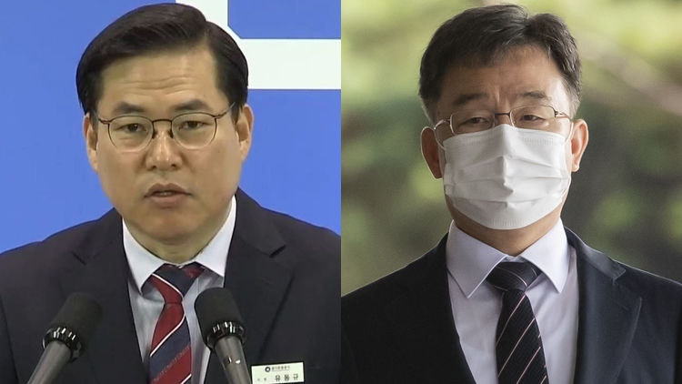 유동규 전 본부장(왼쪽)과 화천대유 대주주 김만배씨 / TV조선 방송화면, 조선일보DB