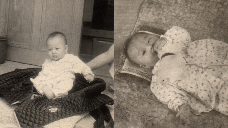 윤석열 대통령의 부친 윤기중 연세대 명예교수가 젊은 시절 유년의 아들을 직접 촬영한 사진. /시청자 제공