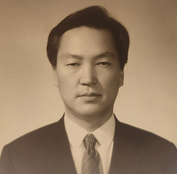 윤석열 대통령의 부친 윤기중 연세대 명예교수의 젊은 시절 사진. /시청자 제공