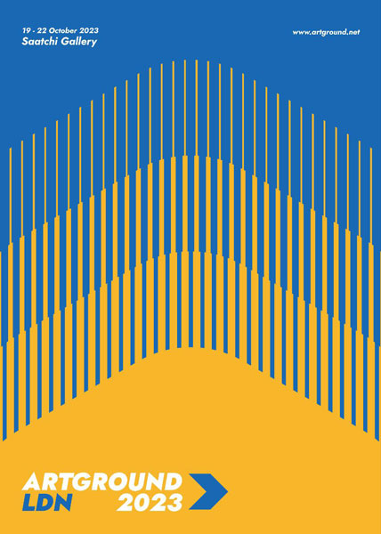 영국 런던 사치 갤러리에서 10월 19일부터 22일까지 열리는 아시아 작가 초대전 '아트그라운드 런던 2023' 포스터 /아트그라운드 런던 2023 제공