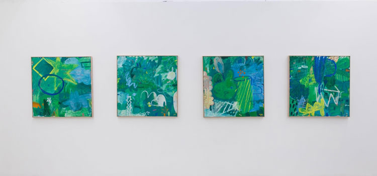 아트그라운드에 출품된 하정현 작가의  작품들 /아트그라운드 런던 2023 제공