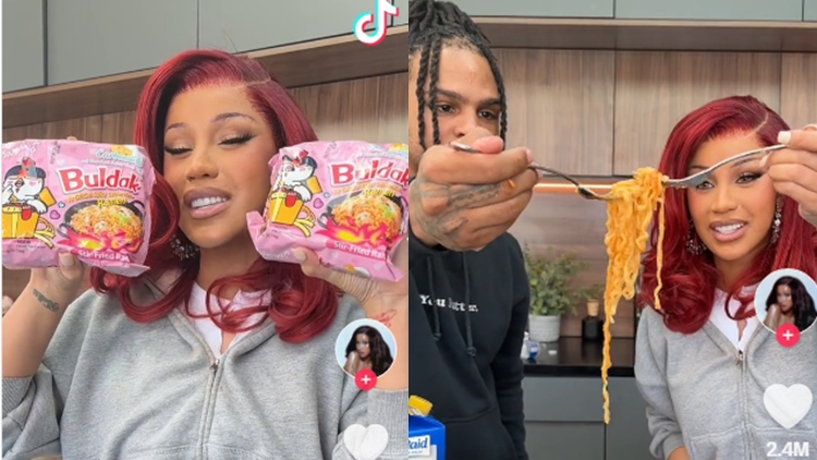 /카디 비 틱톡 캡처 