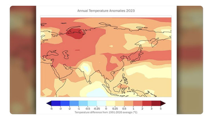 세계기상기구 '아시아 온난화, 세계 평균보다 빨라…해수면 온도 사상 최고'