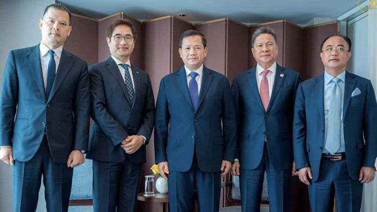 전우종 SK증권 대표, 캄보디아 총리 만나 투자·협력 논의