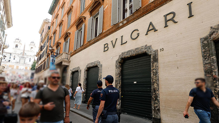 절도 사건 발생한 로마 불가리 본점 /EPA=연합뉴스