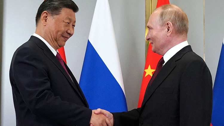 시진핑·푸틴, 한 달 반 만에 재회…'우크라 전쟁 함께 해결할 것'