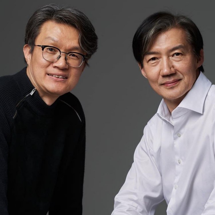 정상진 조국혁신당 선거기획위원과 조국 대표 / 출처: 정 위원 페이스북 캡처