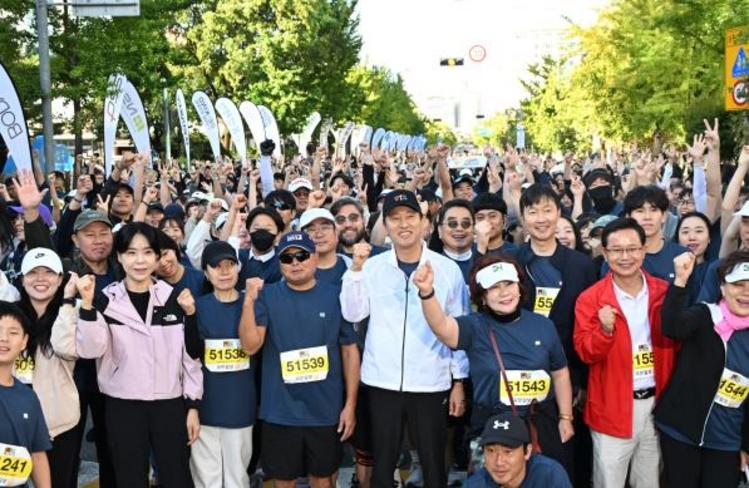 오세훈, 이봉주와 마라톤 참여 '달리기 좋은 서울 만들겠다'