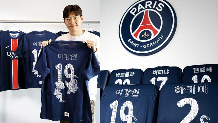 이강인 활약하는 PSG, 한글날 맞아 새 '한글 유니폼' 발표