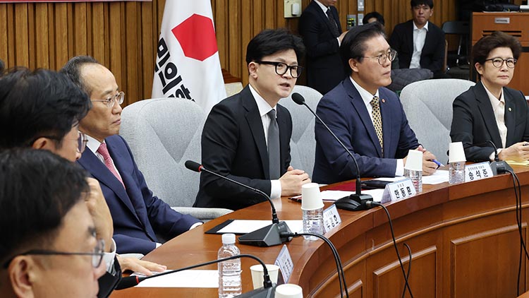 한동훈 '김 여사 이슈, 국민 불만 1순위…이재명 1심 전까지 해소해야'