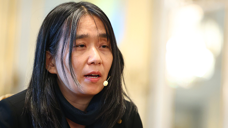 소설가 한강 /연합뉴스