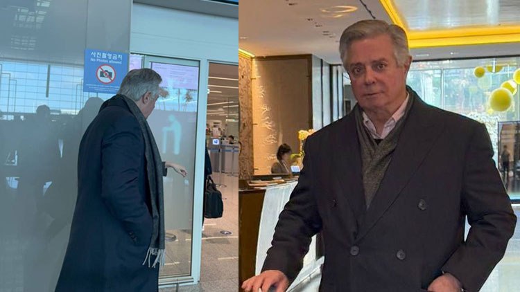 폴 매너포트 전 도널드 트럼프 미국 대통령 대선 캠프 선거 대책 본부장 방한 당시 모습 (지난 9일) /TV조선 입수