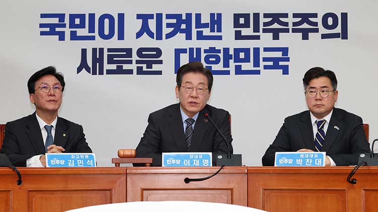 더불어민주당 이재명 대표가 7일 서울 여의도 국회에서 열린 최고위원회의에서 발언하고 있다. /연합뉴스 