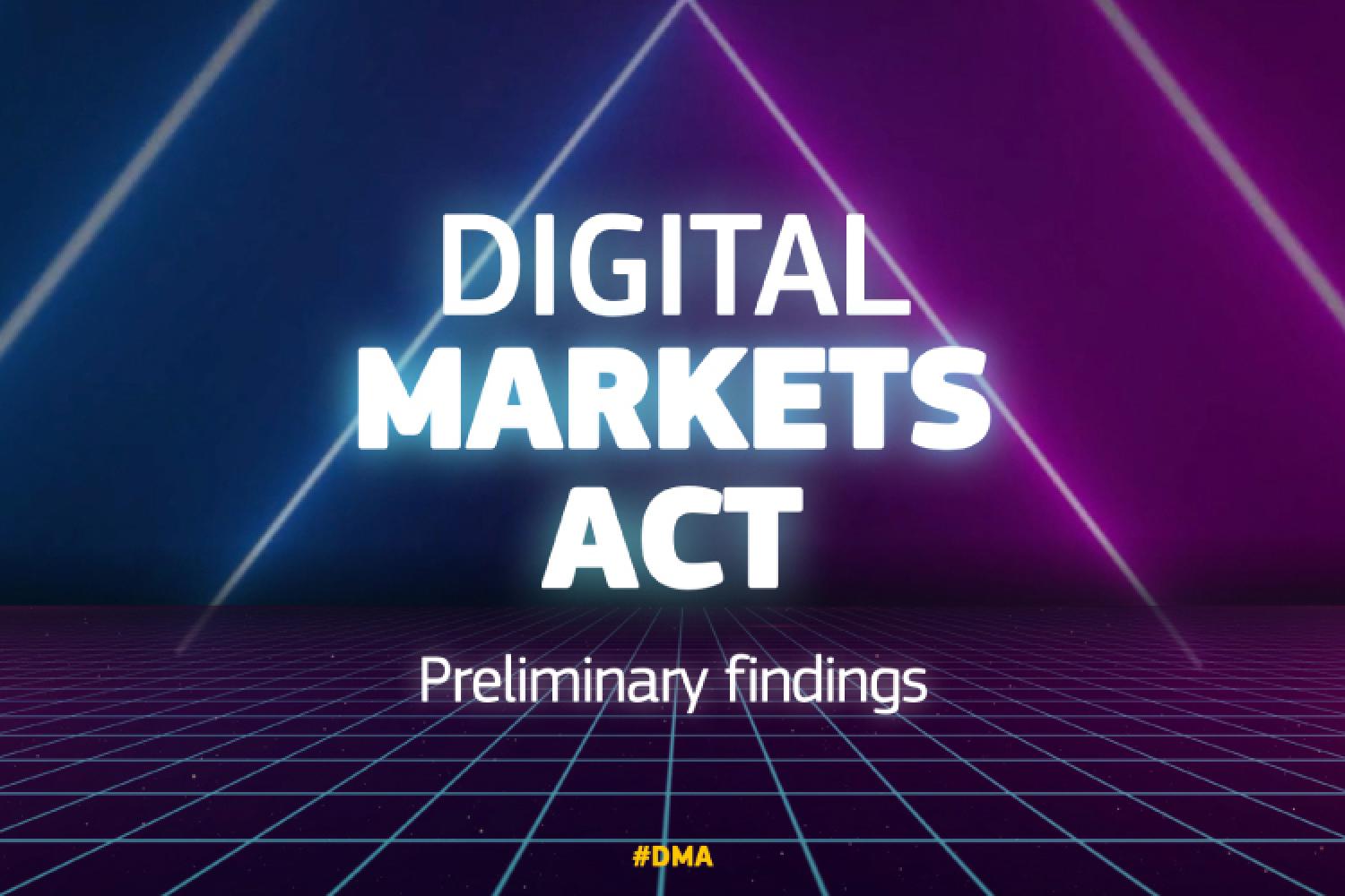 유럽연합은 디지털시장법(DMA)으로 빅테크를 규제하고 있다. / 홈페이지 캡처