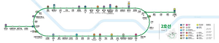 2호선 신형 단일노선도_서울시 제공