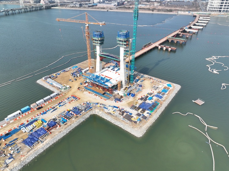 송산그린시티~시화MTV 연결도로는 2023년 2월 착공해 현재 37% 가량 공정이 진행됐다. (자료제공 : DL이앤씨)