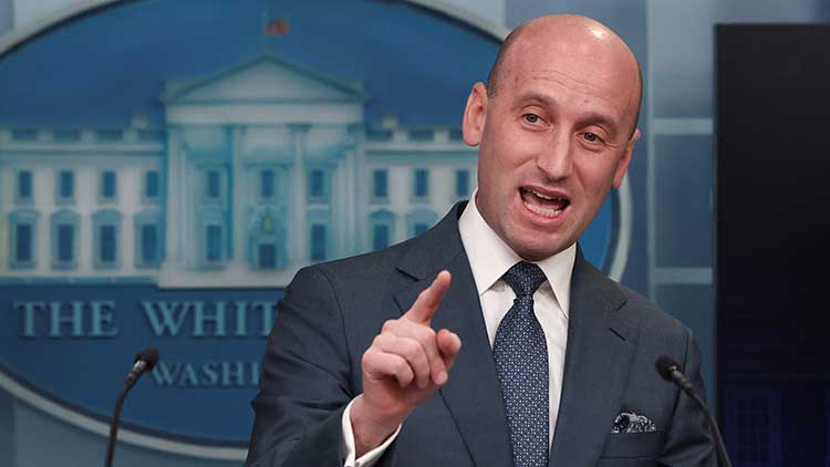 스티븐 밀러 백악관 정책 담당 부비서실장 /REUTERS=연합뉴스