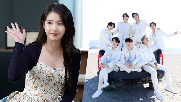 /아이유·방탄소년단 페이스북 캡처