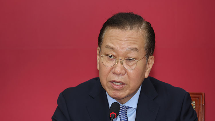 국민의힘 권영세 비상대책위원장이 8일 서울 여의도 국회에서 후보 단일화 관련 기자간담회를 하고 있다. /연합뉴스