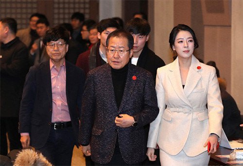 이병태 전 카이스트 교수(맨 왼쪽)와 홍준표 전 대구시장