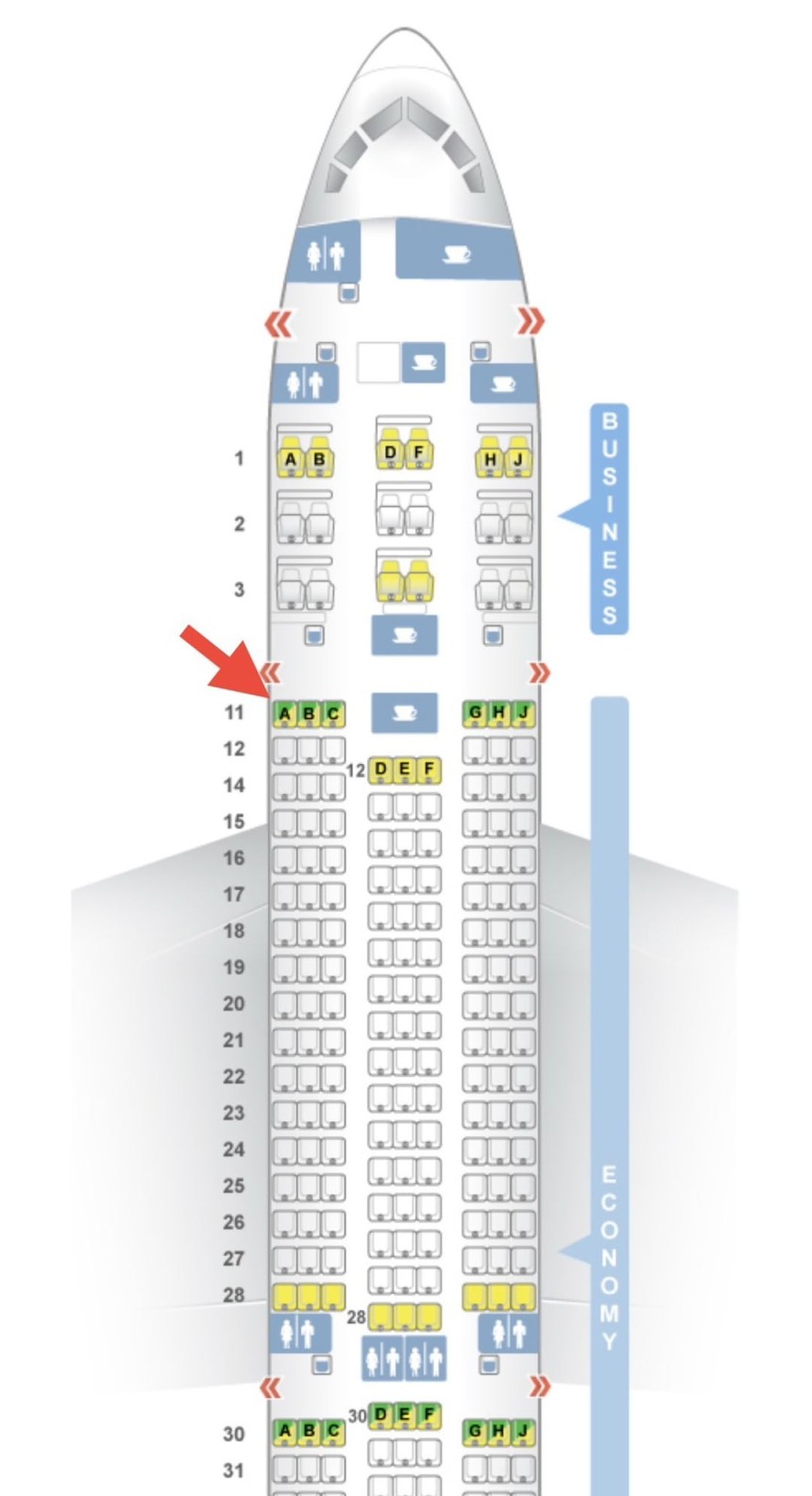 생존자 비슈와시 쿠마르 라메시 탑승했던 에어인디아(AI) 171편 11A 좌석. /X(옛 트위터)