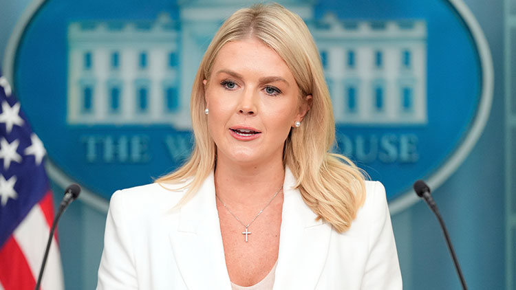 캐롤라인 레빗 백악관 대변인 /AP=연합뉴스