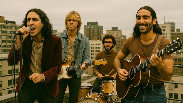 영국의 AI 록밴드 '벨벳 선다운' / 출처 =  '벨벳 선다운' SNS 계정