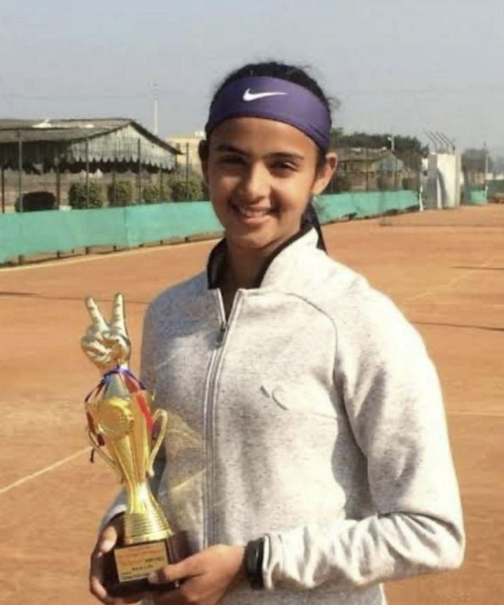 테니스 유망주였던 피해자 라디카 야다브. /더힌두