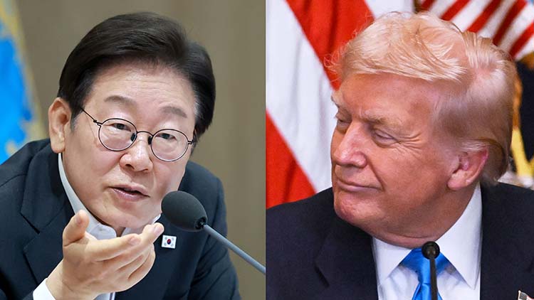 이재명 대통령(왼쪽)과 도널드 트럼프 미국 대통령/ 연합뉴스, AP=연합뉴스 