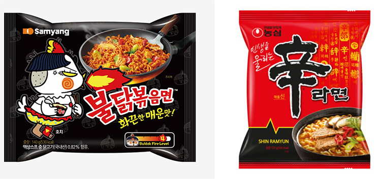 미국에서 인기를 끌고 있는 K-라면 /출처: 삼양식품, 농심