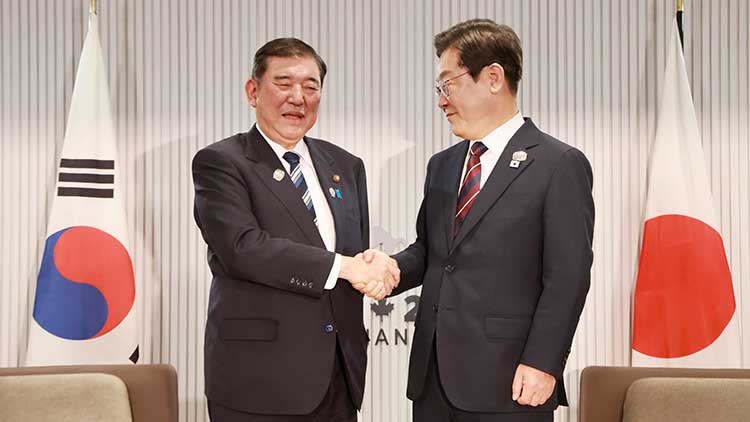 (왼쪽부터)이시바 시게루 일본 총리, 이재명 대통령 /TV조선 방송화면 캡처
