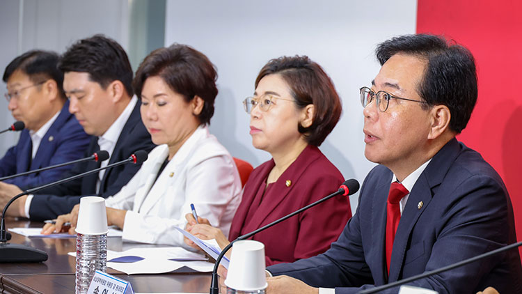 14일 서울 여의도 중앙당사에서 열린 비상대책위 회의 /연합뉴스