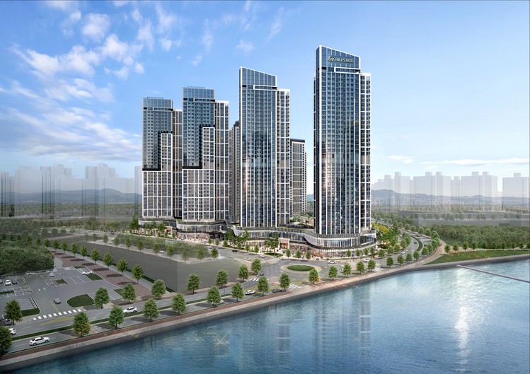 힐스테이트 더웨이브시티 투시도 (제공 : 현대건설)