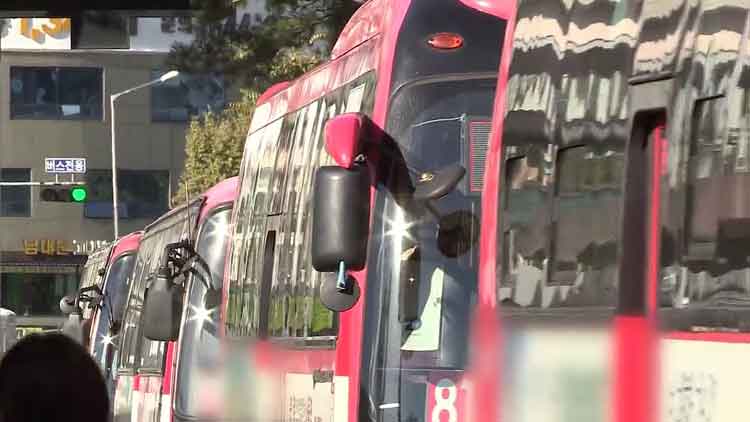 경기 광역 버스 모습 /TV조선 방송화면 캡처
