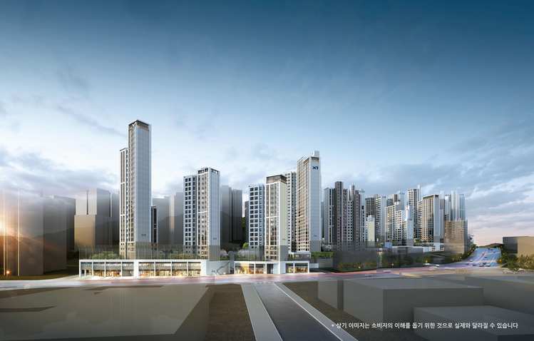 경기도 광명 '철산역자이' 투시도 (제공 : GS건설)
