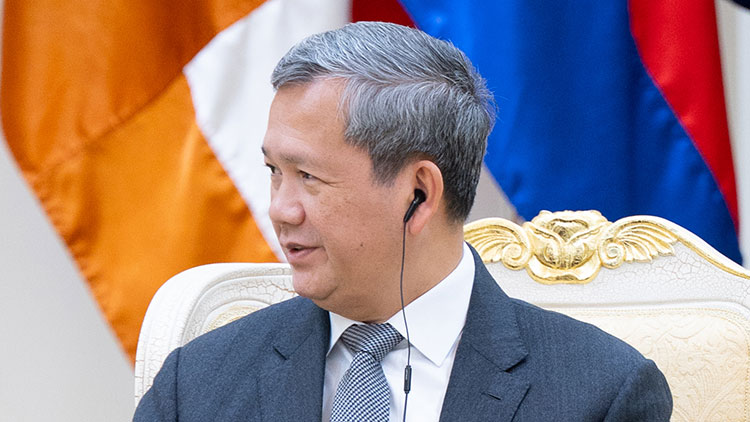 훈 마네트 캄보디아 총리 /AP=연합뉴스