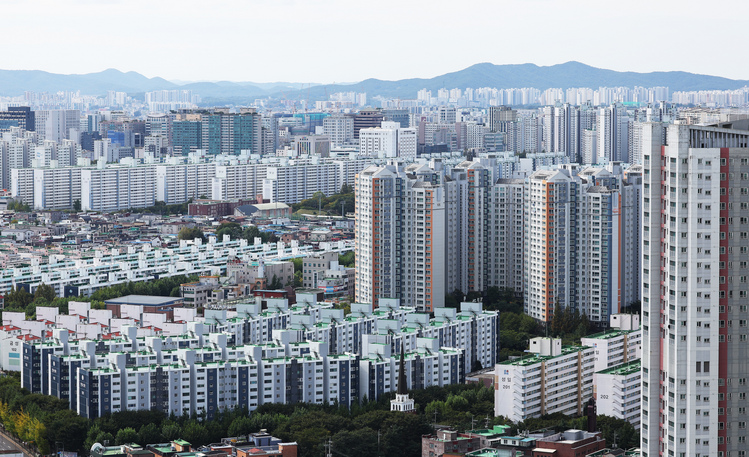 경기도 수원시 영통구 일대 아파트 단지 모습. /연합뉴스 