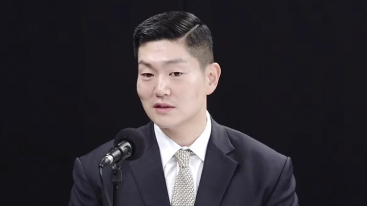 TV조선 유튜브 '류병수의 강펀치'에 출연한 김재섭 국민의힘 의원