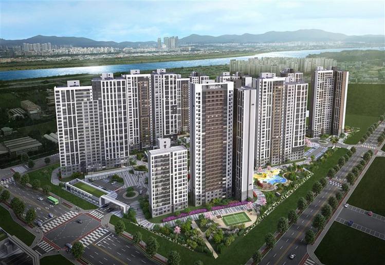 풍무역세권 수자인 그라센트 1차(B2블록) 조감도 (제공 : BS한양)