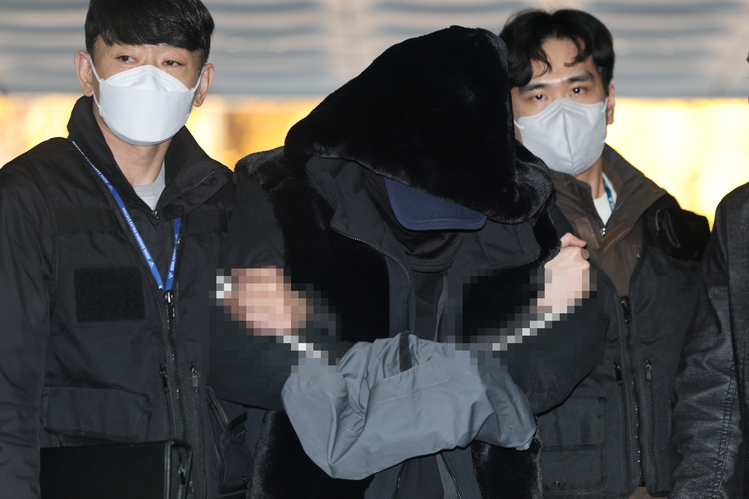 구속심사 출석하는 '일본인 모녀 참변' 음주운전자 / 연합뉴스